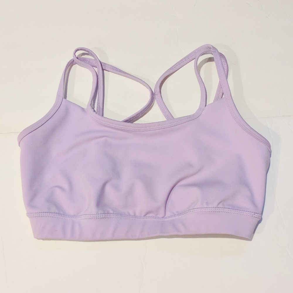 GAIAM Lilac Strappy Sports Bra
